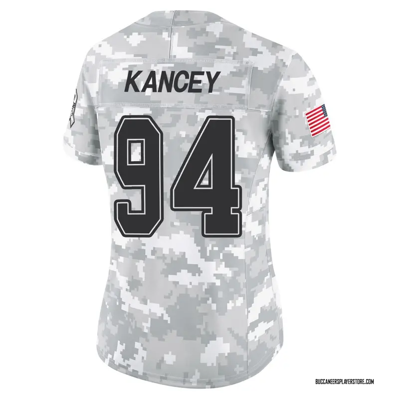 Nike Calijah Kancey Tampa Bay Buccaneers Limited Arctic Camo 2024 Salute to Service Jersey - Women's