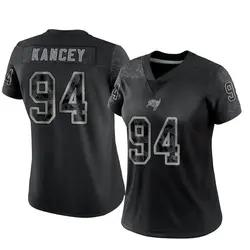 Nike Calijah Kancey Tampa Bay Buccaneers Limited Black Reflective Jersey - Women's
