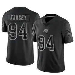 Nike Calijah Kancey Tampa Bay Buccaneers Limited Black Reflective Jersey - Youth