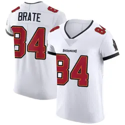 Nike Cameron Brate Tampa Bay Buccaneers Elite White Vapor Jersey - Men's