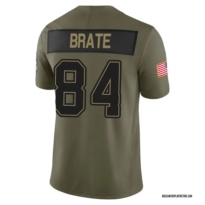 Nike Cameron Brate Tampa Bay Buccaneers Limited Olive 2025 Salute to Service Jersey - Men's