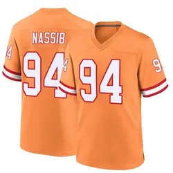 Nike Carl Nassib Tampa Bay Buccaneers Game Orange Throwback Jersey - Youth