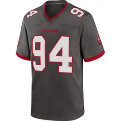 Nike Carl Nassib Tampa Bay Buccaneers Game Pewter Alternate Jersey - Youth