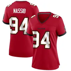 Nike Carl Nassib Tampa Bay Buccaneers Game Red Team Color Jersey - Women's