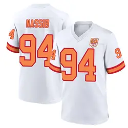 Nike Carl Nassib Tampa Bay Buccaneers Game White '76 50th Season Jersey - Men's