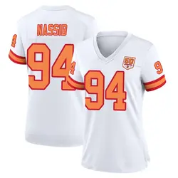 Nike Carl Nassib Tampa Bay Buccaneers Game White '76 50th Season Jersey - Women's