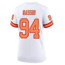 Nike Carl Nassib Tampa Bay Buccaneers Game White '76 50th Season Jersey - Women's