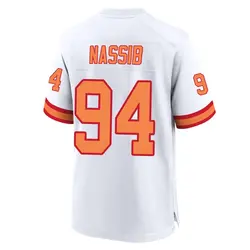 Nike Carl Nassib Tampa Bay Buccaneers Game White '76 50th Season Jersey - Youth