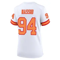 Nike Carl Nassib Tampa Bay Buccaneers Game White '76 Jersey - Women's