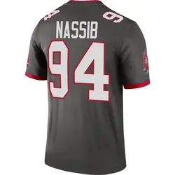 Nike Carl Nassib Tampa Bay Buccaneers Legend Pewter Alternate Jersey - Youth