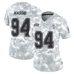 Nike Carl Nassib Tampa Bay Buccaneers Limited Arctic Camo 2024 Salute to Service Jersey - Women's