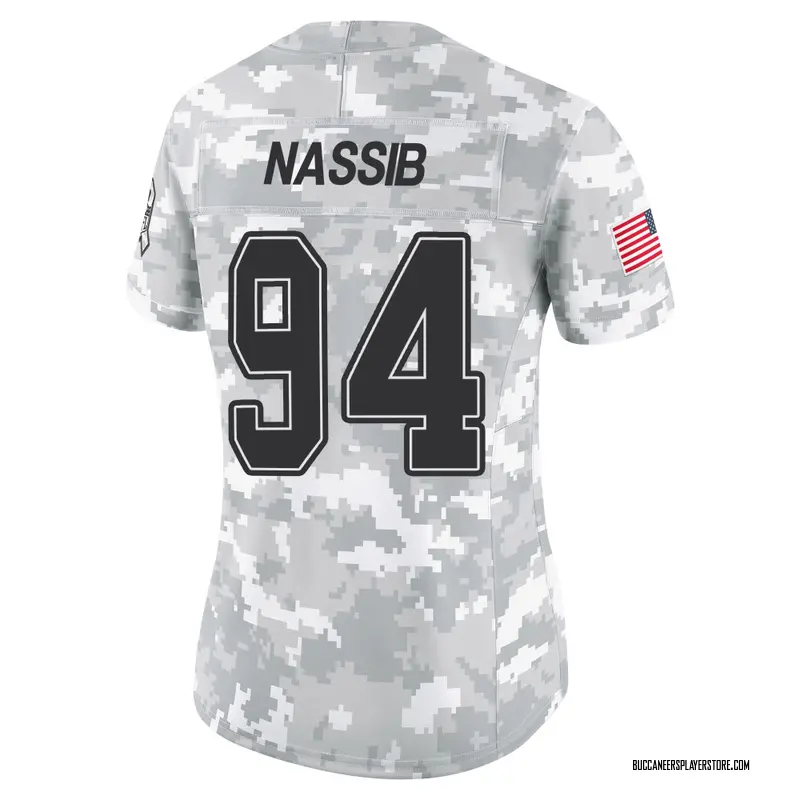 Nike Carl Nassib Tampa Bay Buccaneers Limited Arctic Camo 2024 Salute to Service Jersey - Women's