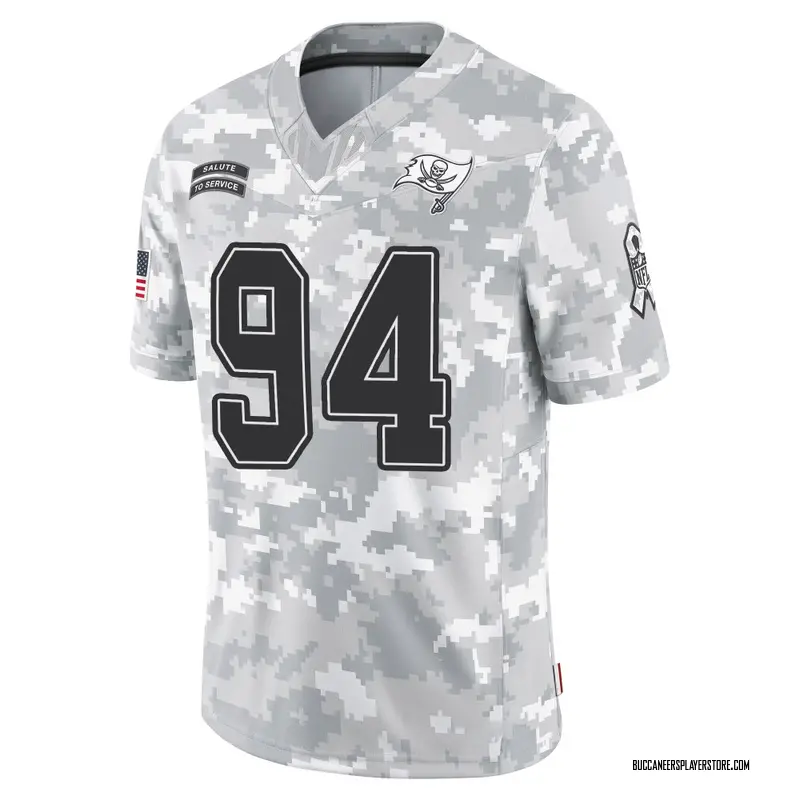 Nike Carl Nassib Tampa Bay Buccaneers Limited Arctic Camo 2024 Salute to Service Jersey - Youth