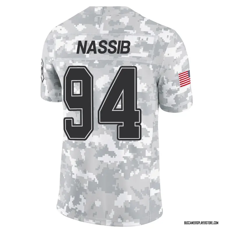 Nike Carl Nassib Tampa Bay Buccaneers Limited Arctic Camo 2024 Salute to Service Jersey - Youth