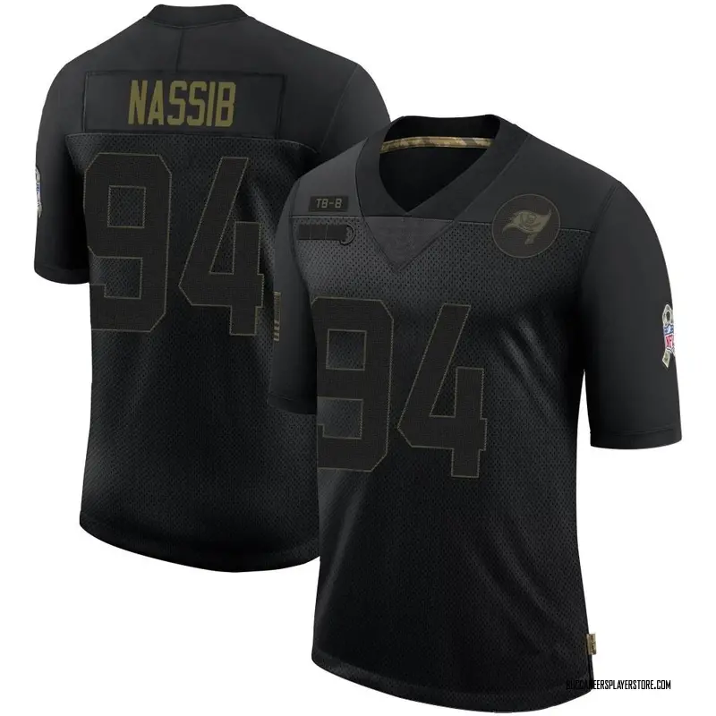 Nike Carl Nassib Tampa Bay Buccaneers Limited Black 2020 Salute To Service Jersey - Youth
