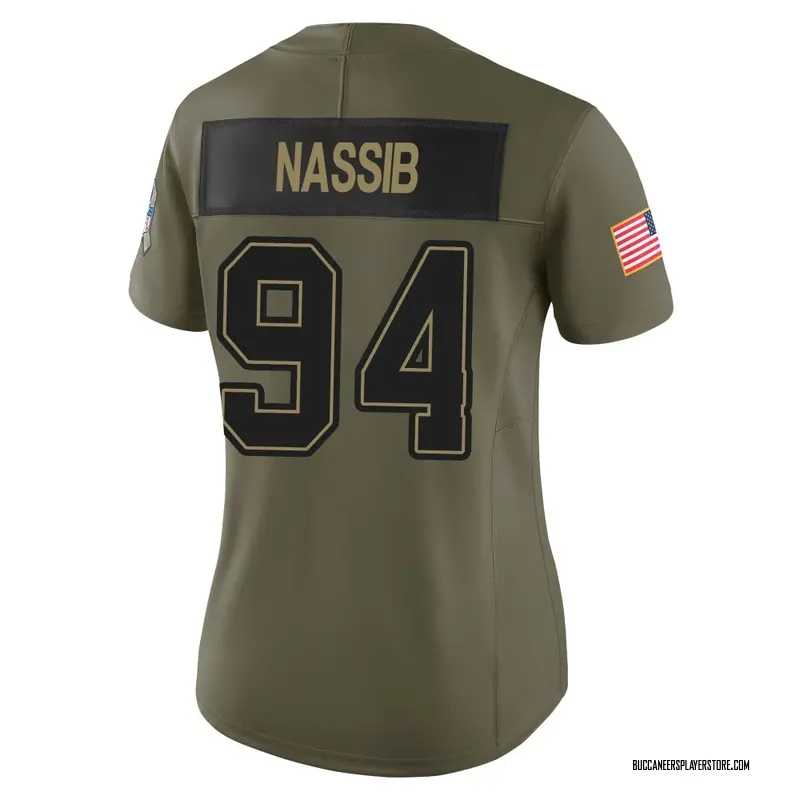 Nike Carl Nassib Tampa Bay Buccaneers Limited Olive 2025 Salute to Service Jersey - Women's