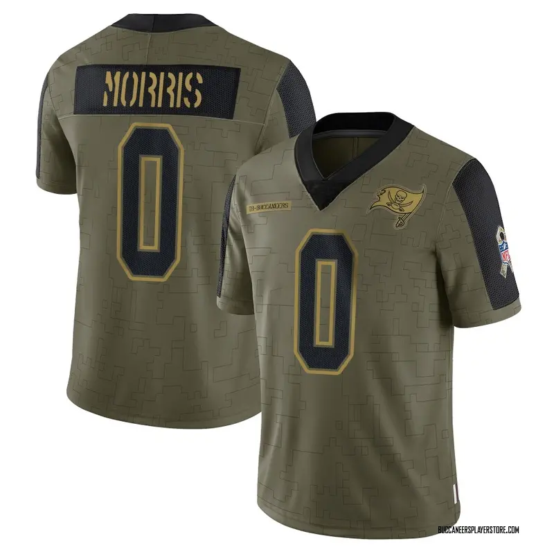Nike Chandler Morris Tampa Bay Buccaneers Limited Olive 2021 Salute To Service Jersey - Youth