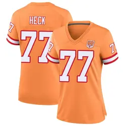 Nike Charlie Heck Tampa Bay Buccaneers Game Cream sicle 50th Season Jersey - Women's