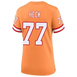 Nike Charlie Heck Tampa Bay Buccaneers Game Cream sicle 50th Season Jersey - Women's