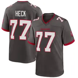 Nike Charlie Heck Tampa Bay Buccaneers Game Pewter Alternate Jersey - Men's