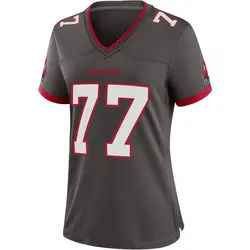 Nike Charlie Heck Tampa Bay Buccaneers Game Pewter Alternate Jersey - Women's