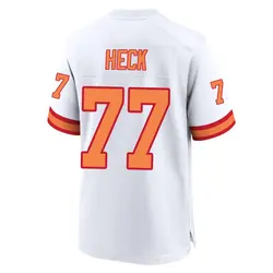Nike Charlie Heck Tampa Bay Buccaneers Game White '76 50th Season Jersey - Men's