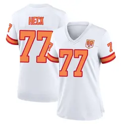 Nike Charlie Heck Tampa Bay Buccaneers Game White '76 50th Season Jersey - Women's