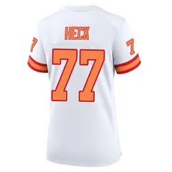Nike Charlie Heck Tampa Bay Buccaneers Game White '76 50th Season Jersey - Women's