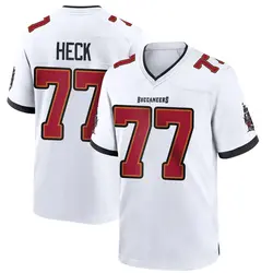 Nike Charlie Heck Tampa Bay Buccaneers Game White Jersey - Men's