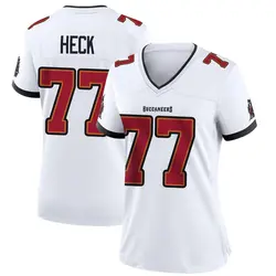 Nike Charlie Heck Tampa Bay Buccaneers Game White Jersey - Women's