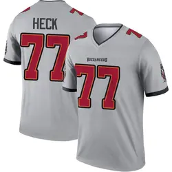 Nike Charlie Heck Tampa Bay Buccaneers Legend Gray Inverted Jersey - Men's