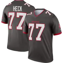 Nike Charlie Heck Tampa Bay Buccaneers Legend Pewter Alternate Jersey - Men's