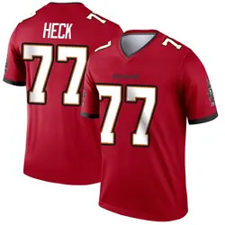 Nike Charlie Heck Tampa Bay Buccaneers Legend Red Jersey - Men's