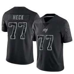 Nike Charlie Heck Tampa Bay Buccaneers Limited Black Reflective Jersey - Men's