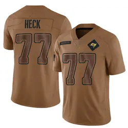Nike Charlie Heck Tampa Bay Buccaneers Limited Brown 2023 Salute To Service Jersey - Youth