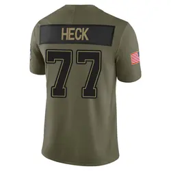Nike Charlie Heck Tampa Bay Buccaneers Limited Olive 2025 Salute to Service Jersey - Men's