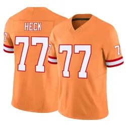 Nike Charlie Heck Tampa Bay Buccaneers Limited Orange Vapor F.U.S.E. Jersey - Men's