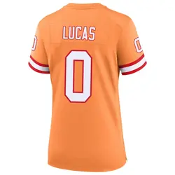 Nike Chase Lucas Tampa Bay Buccaneers Game Cream sicle 50th Season Jersey - Women's