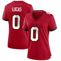 Nike Chase Lucas Tampa Bay Buccaneers Game Red Team Color Jersey - Women's