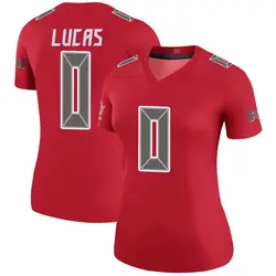Nike Chase Lucas Tampa Bay Buccaneers Legend Red Color Rush Jersey - Women's