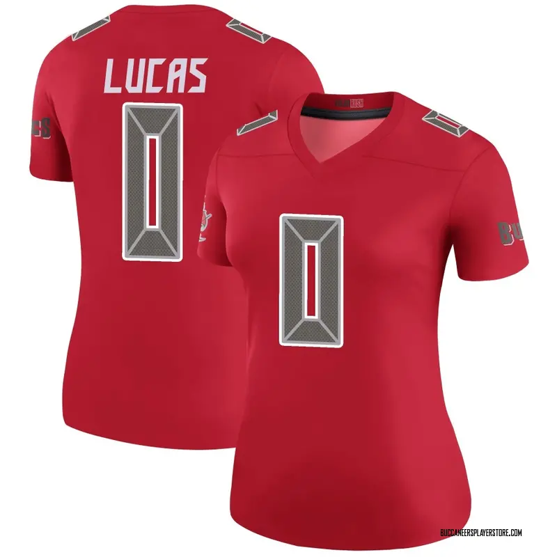 Nike Chase Lucas Tampa Bay Buccaneers Legend Red Color Rush Jersey - Women's