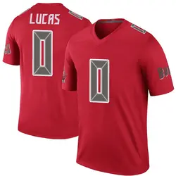 Nike Chase Lucas Tampa Bay Buccaneers Legend Red Color Rush Jersey - Youth