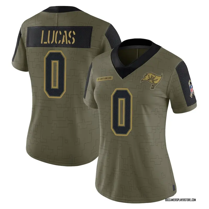 Nike Chase Lucas Tampa Bay Buccaneers Limited Olive 2021 Salute To Service Jersey - Women's