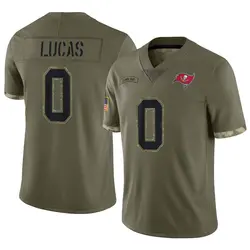 Nike Chase Lucas Tampa Bay Buccaneers Limited Olive 2022 Salute To Service Jersey - Men's