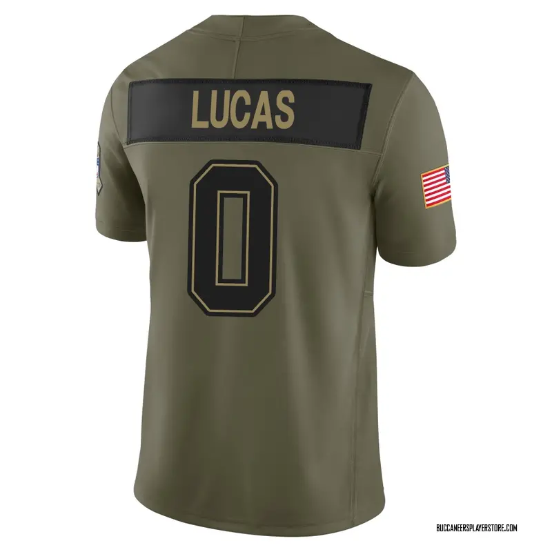Nike Chase Lucas Tampa Bay Buccaneers Limited Olive 2025 Salute to Service Jersey - Men's