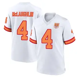 Nike Chase McLaughlin Tampa Bay Buccaneers Game White '76 50th Season Jersey - Youth