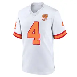 Nike Chase McLaughlin Tampa Bay Buccaneers Game White '76 50th Season Jersey - Youth