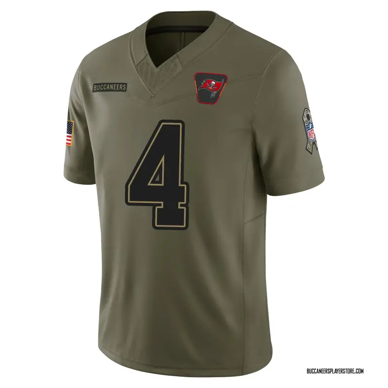 Nike Chase McLaughlin Tampa Bay Buccaneers Limited Olive 2025 Salute to Service Jersey - Youth
