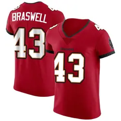 Nike Chris Braswell Tampa Bay Buccaneers Elite Red Vapor Jersey - Men's