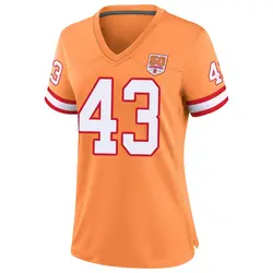 Nike Chris Braswell Tampa Bay Buccaneers Game Cream sicle 50th Season Jersey - Women's